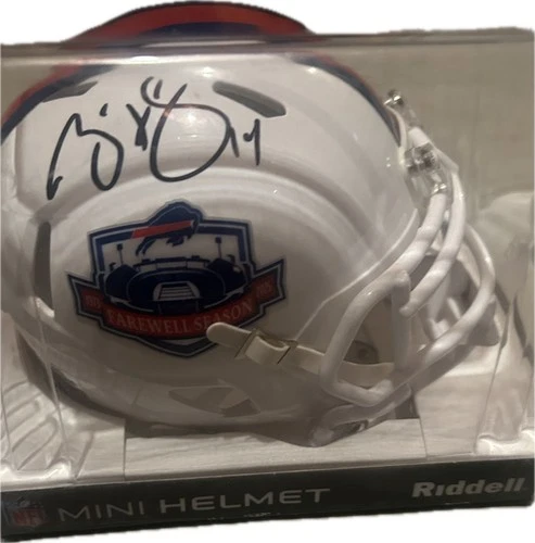 Ryan Fitzpatrick Signed Buffalo Bills Farewell Season Mini Helmet GTP TPA PROOF