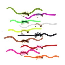 6Pcs Copper Bead Head Fly Fishing Set Fly Fishing Baits For Outdoor Activity