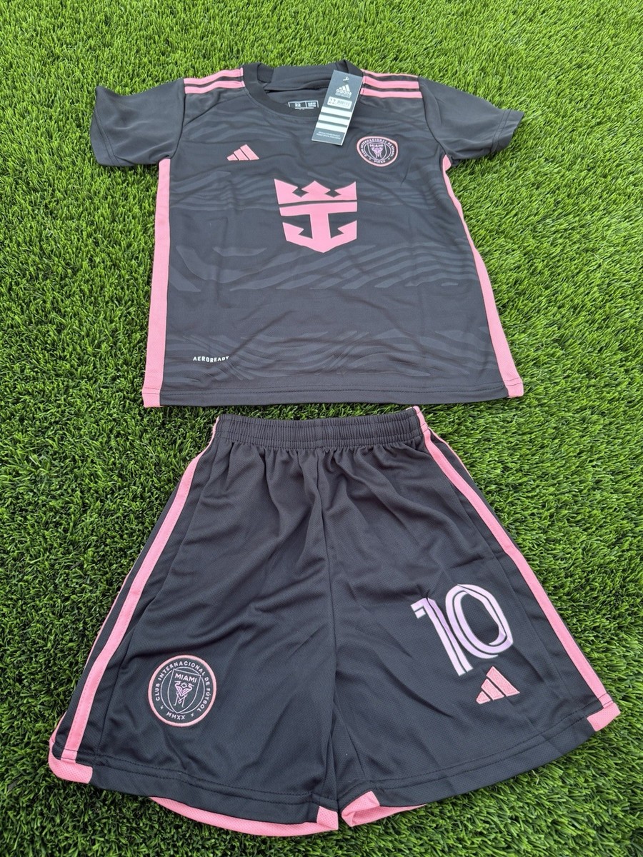 adidas Inter Miami CF Messi #10 MLS Soccer Jersey & Shorts Set