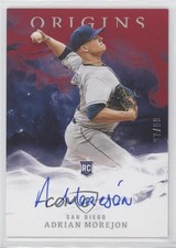 2020 Panini Chronicles Origins Signatures Red 97/99 Adrian Morejon #36 Auto w5b