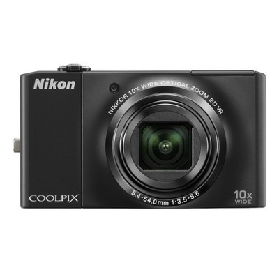 Nikon COOLPIX S8000 14.2MP Digital Camera - Black for sale online