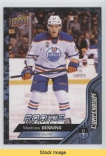 2016-17 Upper Deck Compendium Rookies Blue Matthew Benning #858 READ l1s