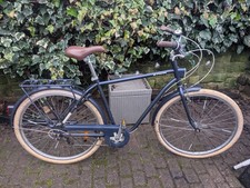 Btwin Elops  520 Step-Over Town Bike, Blue, Good condition 