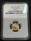 2009 $5 American Gold Eagle 1/10 oz NGC MS70 Gold Coin - Early Releases