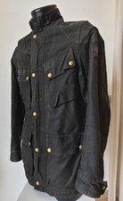 Belstaff Che Guevara Trialmaster 1948 Waxed Cotton Jacket , Black, Size M