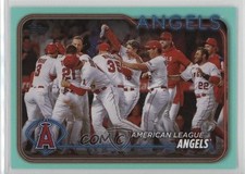 2024 Topps Series 1 Aqua Los Angeles Angels Angels #279 b4d