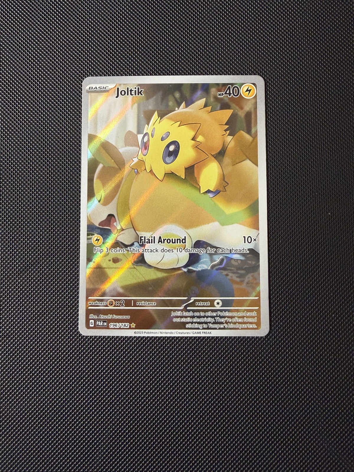 Joltik 196/182 Illustration Rare PAR SV04: Paradox Rift NM