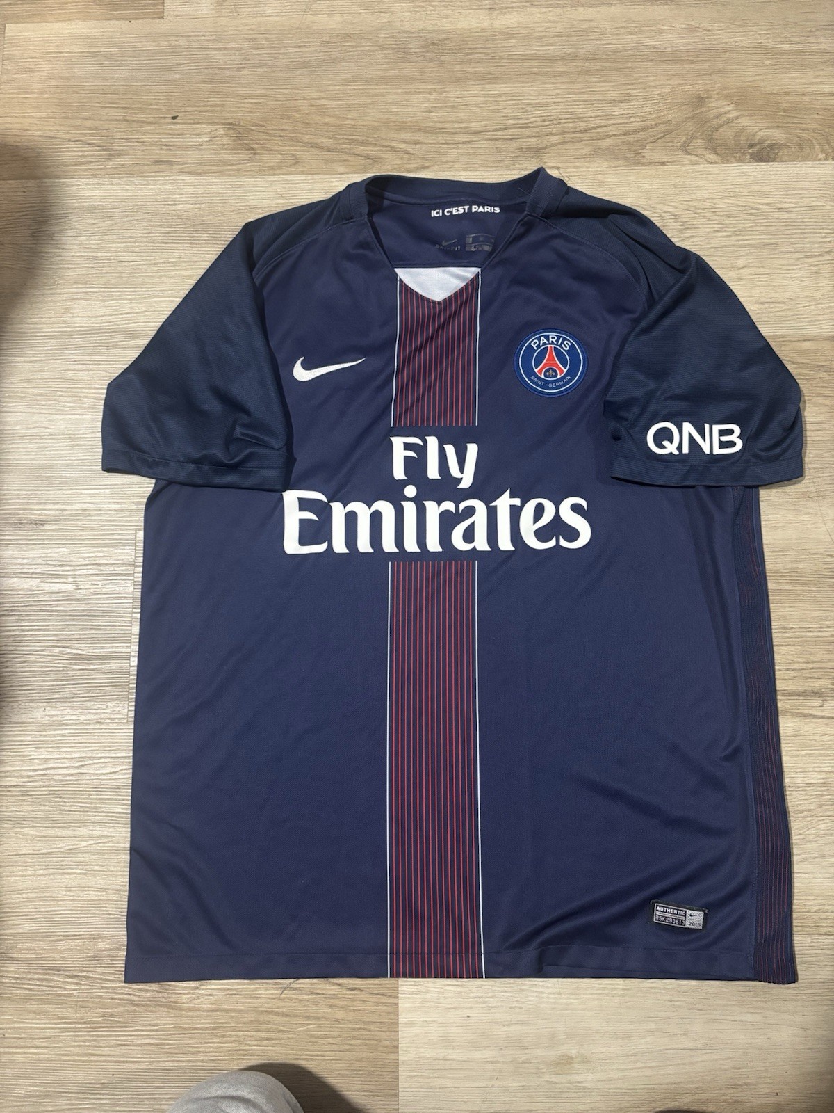 Nike Paris Saint-Germain PSG 2016/17 Home Jersey Sz XL