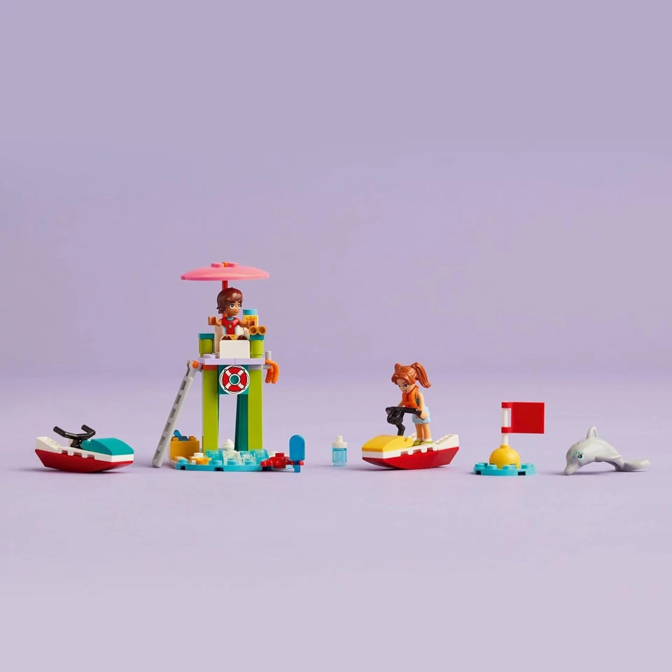 LEGO Friends Playa Scooter Acuático, Juego de Construcción de Juguete de Salvavidas para Niños, Juguete de Playa Foto 4 de 4