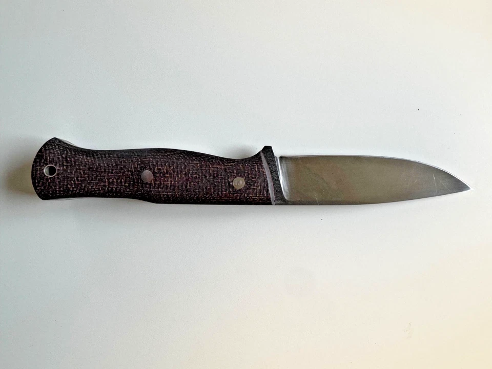 Custom Knife Messer Bushcraft WolframStahl 1.2442 ElricsCustomKnives - Bild 3 von 3