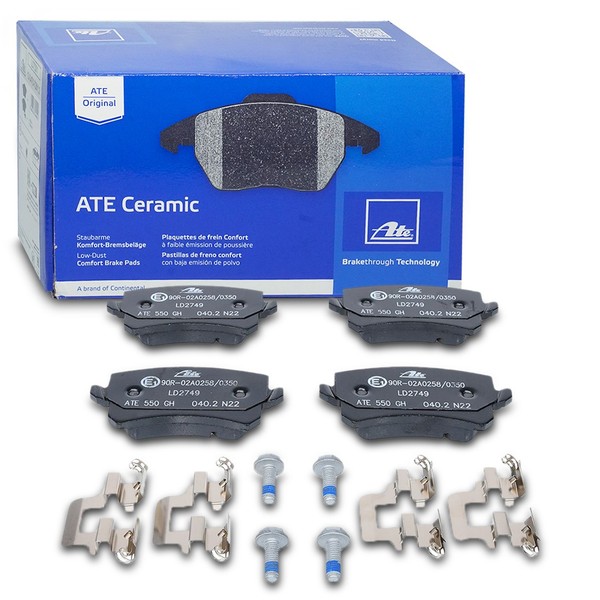 ATE BremsbelÄGe VW Caddy Golf Passat Audi A3 A4 A6 4F2 4F5 TT Skoda Octavia Seat-image