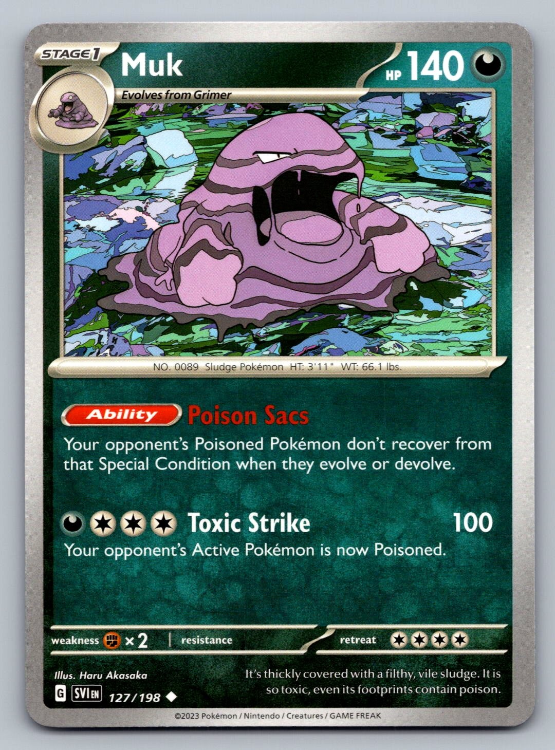 Pokemon TCG SV01: Scarlet & Violet Base Set Muk 127/198