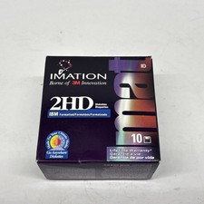 Imation 2HD 3.5" Diskettes 8 Pack IBM Formatted High Density Floppy Disks