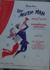 VTG Sheet Music: Songs from The Music Man for Hammond Organ
