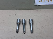 Blackhawk 3/8" Drive Phillips #3 & 4 Screwdriver Socket Lot