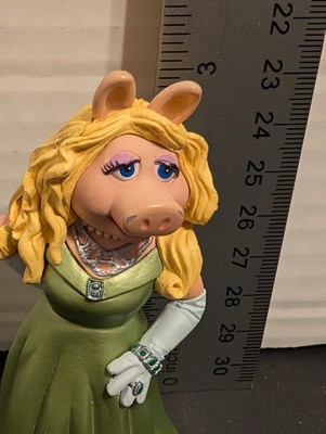 Disney The Muppets Miss Piggy 3'' PVC Figure Cake Topper Green Gown