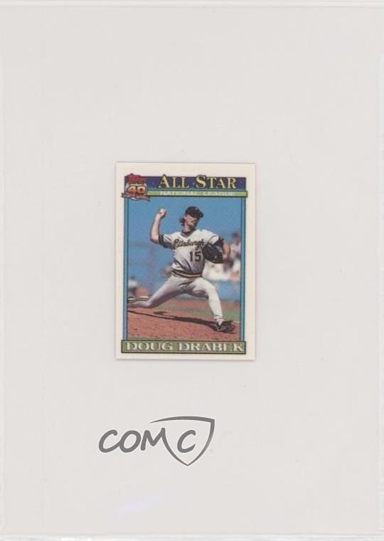 1991 Topps Micro Doug Drabek #405 0c4