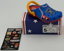 McDonald's All American Games Crocs Toy Blue Team Jersey 5 With Stickers