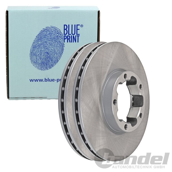 2X Blue Print Bremsscheiben Ø276Mm Vorne Passend FÜR Nissan Cabstar-image