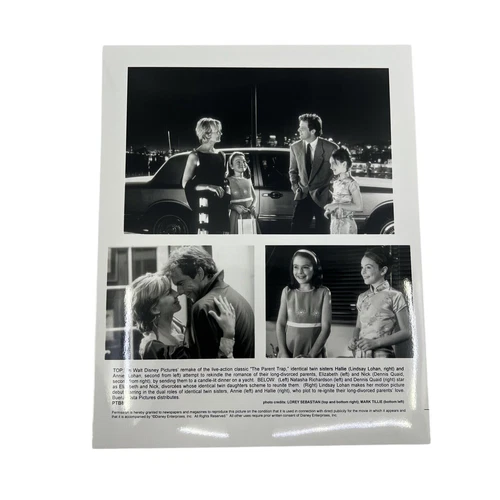 Walt Disney Pictures Lindsay Lohan The Parent Trap Movie Press Kit - Picture 10 of 12