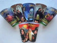 Harry Potter Lenticular Hologram Cups Tumblers SET of 7