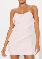 Rheya Mesh Micro Mini Dress - Pink