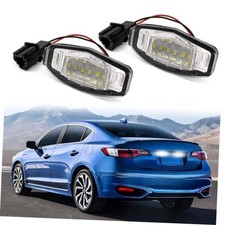 2 Pcs LED License Plate Light Lamp Tag Lights Compatible with Honda MDX TSX TL