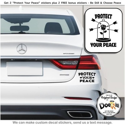 Protect Your Peace Vinyl Sticker Pack - 4 Pack D209