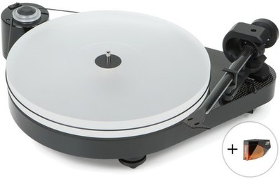 Pro-Ject RPM 5 Carbon Plattenspieler - Piano Schwarz, Ortofon 2M Bronze, Neu!