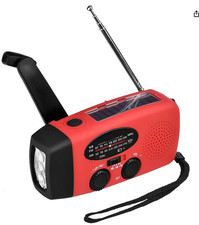 Hand Crank Weather Radio Prep Solar NOAA USB Charger AM/FM LED USB Power Bank
