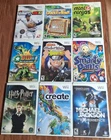 Nintendo Wii games bundle lot Naruto, Michael Jackson, Harry Potter