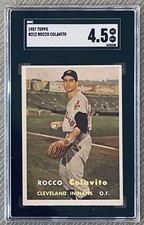 1957 TOPPS ROOKIE ROCCO COLAVITO #212 SGC AUTHENTICATED VG/EXCELLENT PLUS