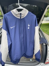 Nike Tottenham Hotspur Full Zip Jacket Blue/White Loose Fit Size L