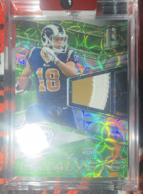 2018 Panini Spectra Cooper Kupp Rams Catalysts Prizm Patch #20 /25