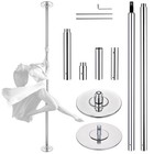 Yescom Static Spinning Stripper Pole Kit 9.25FT for Party Club Exercise, Silver — photo 1