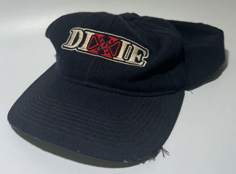 De Colección Raro Lana DIXIE Sombrero Cuero Snapback Bordado Yupoong Foto 2 de 4