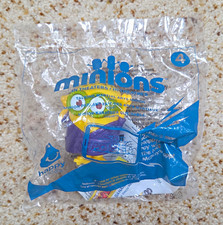 McDonald's Minions Happy Meal Toy Sealed in Bag 2015 Ages 3 4-7