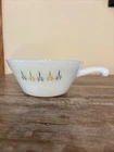 Vintage Fire King Anchor Hocking Soup Chili Bowls Candle Glow Pattern
