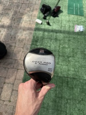 Wilson Deep Red Ti Forged 400 Driver 10.5° Graphite Regular Flex w/ Headcover