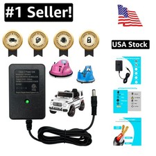 Universal 12V Battery Charger for Kids' Ride-On Toys - Certified Safety