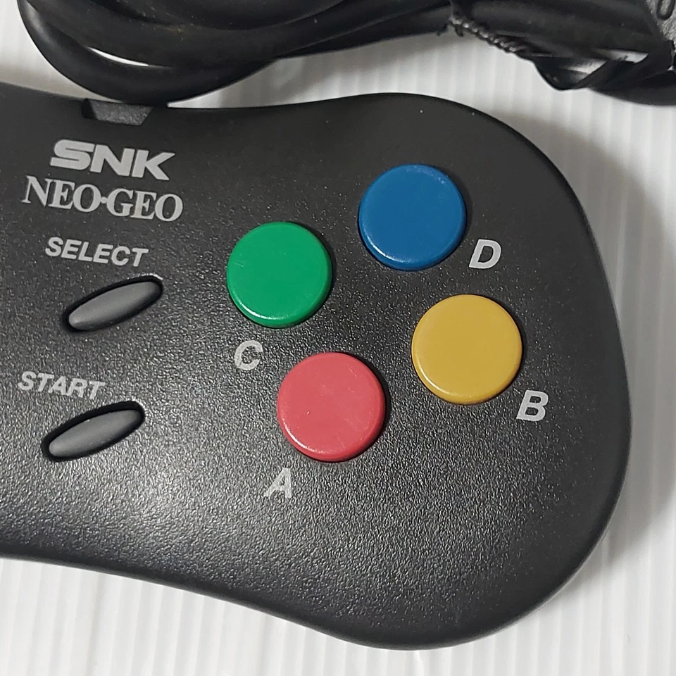 Lot of 2 Neo Geo CD Controller Pad For AES MVS CD Tested Import Japan - Image 3 of 4