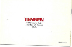 [MANUAL ONLY] Ms. Pac-Man (Tengen) (Nintendo NES, 1990)