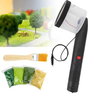 Mini Static Grass Beflockung Mini Applikator Beflockungsmaschine 4 Farben Gras