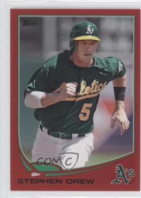 2013 Topps Target Red Stephen Drew #160 1v3