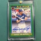 2026 Topps Series 1 Dale Murphy 1991 Topps Baseball Autographs (RAW)