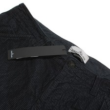 Stone Island NWT Chinos / Casual Corduroy Pants Size 32 US in Navy Blue Cotton