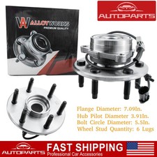 Front Wheel Hub Bearing Assembly For Chevy Gmc Silverado Sierra 1500 Tahoe 4wd .