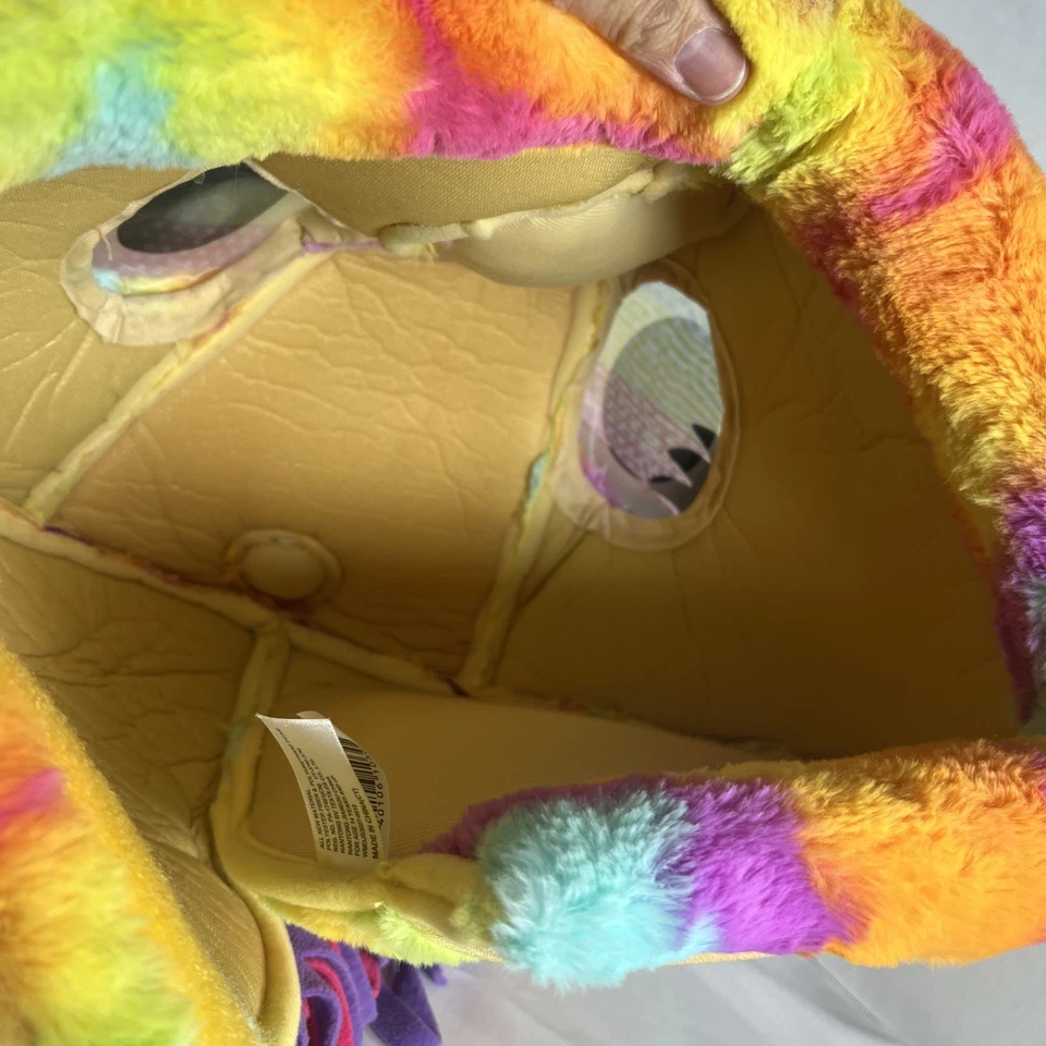 Unicorn Head Adult Large TIE DYE Rainbow Pride Furry Costume Cosplay Halloween - Image 4 of 4