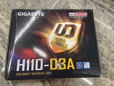 GIGABYTE GA-H110-D3A (LGA1151/Intel H110/2xDDR4/6xPCIE/M.2/SATA/ATX Motherboard)