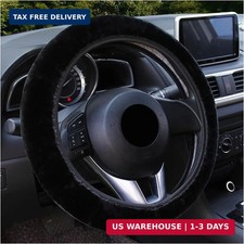 Fuzzy Car Steering Wheel Cover Anti-slip Soft Plush Steering Wheel Protector 1 Fuzzy Car Steering Wheel Cover Anti-slip Soft Plush Steering Wheel Protector 1